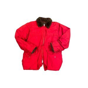 Vintage Rare 10-X Sports Clothing Jacket Red Medium Hunting
